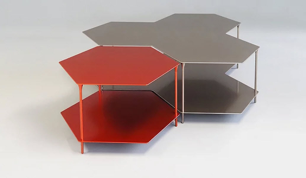 L'ALUFACTURE Table basse forme originale Tables basses Tables & divers  | 