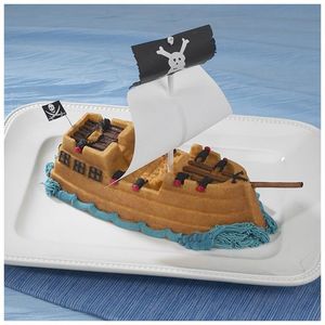 Nordic Ware - moule à gateau bateau de pirate 3d - Moule À Gâteau