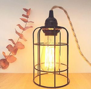 ANSO DESIGN - lampe cage - Lampe Portative