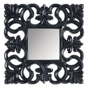 MAISONS DU MONDE - miroir rivoli carré noir - Miroir