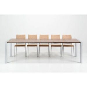 WHITE LABEL - table extensible design marcy - Table De Repas Rectangulaire