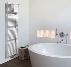 Radiateur de salle de bains Landau 1775 x 600 mm blanc alpin