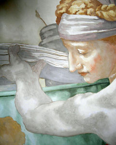 Atelier Follaco - fresque d'après michelangelo - Fresque
