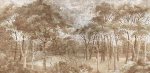 Ananbô - manosque sépia - Papier Peint Panoramique
