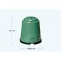 Bac à compost-GARANTIA-Thermo composteur 280 litres vert