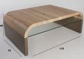 Table basse rectangulaire-WHITE LABEL-Table basse design OMAHA taupe