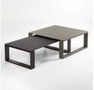 Table basse rectangulaire-WHITE LABEL-Table basse TACOS design chocolat