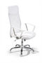 Fauteuil de bureau-WHITE LABEL-Chaise de bureau moderne coloris blanc