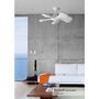 Ventilateur de plafond-LBA HOME APLLIANCE-Ventilateur de plafond Splash blanc lampe Leds, 92