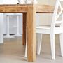 Table de repas rectangulaire-BOIS DESSUS BOIS DESSOUS-Table en bois de teck rectangulaire 180 BOSTON