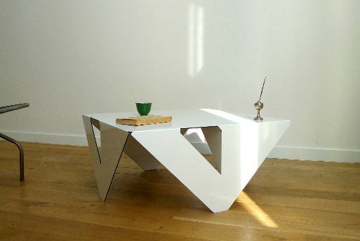 PIERRE GUILLOU DESIGN - Table basse carrée-PIERRE GUILLOU DESIGN-4x4