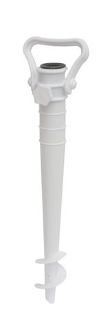 WDK Groupe Partner - Pied de parasol-WDK Groupe Partner-Vrille blanche en plastique pour parasol 43cm