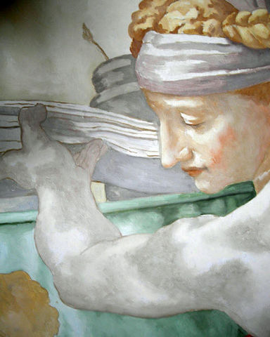 Atelier Follaco - Fresque-Atelier Follaco-Fresque d'après Michelangelo