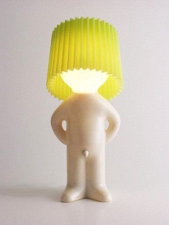 KADO OM DE HOEK - Lampe à poser enfant-KADO OM DE HOEK-Lamp Mr. P green