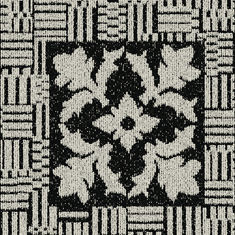 Interface Europe - Dalle de moquette-Interface Europe-Black and White Ink Blot