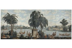 Carolle Thibaut-Pomerantz - les rives du bosphore - Panoramic Wallpaper