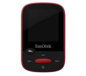 SANDISK - clip sport - rouge - 4 go - lecteur mp3 - Mp3