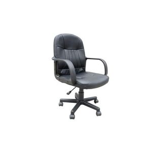 WHITE LABEL - chaise de bureau classique noir - Office Armchair