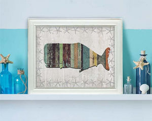 FABFUNKY - whale 1 - Decorative Painting