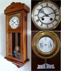 ANTICUARIUM - cherry wall clock - Wall Clock