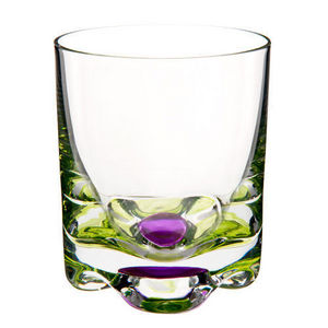 MAISONS DU MONDE - gobelet flower vert-rose - Whisky Glass