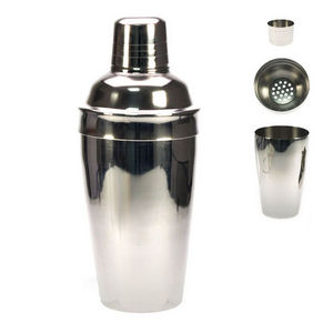 WHITE LABEL - shaker classique en inox - Cocktail Shaker