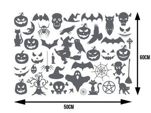 WHITE LABEL - planche de plus de 40 stickers pour halloween - Sticker