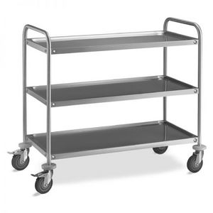 Multi-use serving trolley