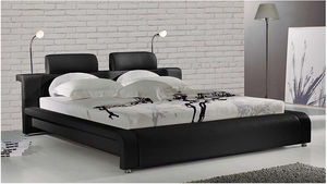 mobilier moss - bianco noir - Double Bed