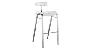 mobilier moss - barcy blanc - Bar Chair