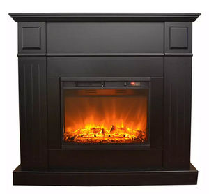 mobilier moss - kamin victoria black - Electric Fireplace