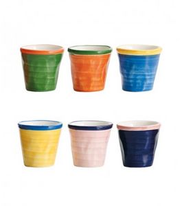 Zafferano - bicolor set 6 pieces - Coffee Cup