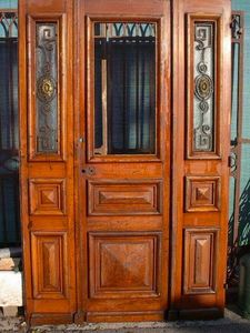 Antiques Forain -  - Glazed Entrance Door