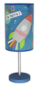 Art et Loupiote - fusée - Children's Table Lamp
