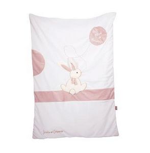 Doudou & Compagnie - lapin bonbon - Infant's Quilt