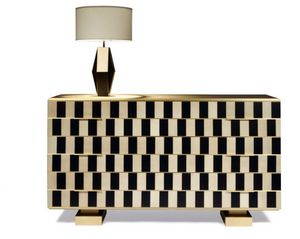Negropontes - op art- - Chest Of Drawers