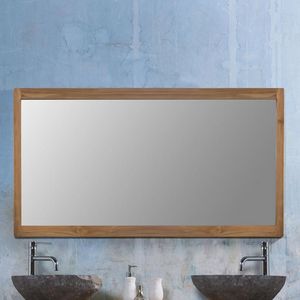 BOIS DESSUS BOIS DESSOUS - miroir en bois de teck 145 - Bathroom Mirror
