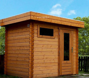 Lugarde - log cabin b1 - Wood Garden Shed