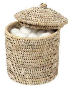 ROTIN ET OSIER - camille - Cotton Wool Jar