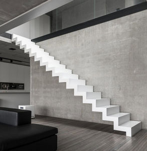 GENICO - pure white - Straight Staircase