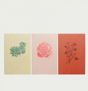 LE TYPOGRAPHE - fleurs - Notebook