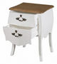 Bedside table-MOOVIIN-Chevet baroque blanc style louis xv 45x36x62cm