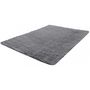 Modern rug-WHITE LABEL-Tapis salon gris poil long taille S