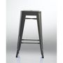 Bar stool-WHITE LABEL-Lot de 2 tabourets de bar factory gris