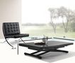 Liftable coffee table-WHITE LABEL-Table basse relevable extensible HAPPENING en verr