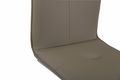 Chair-WHITE LABEL-Lot de 4 chaises design SWING en tissu enduit poly