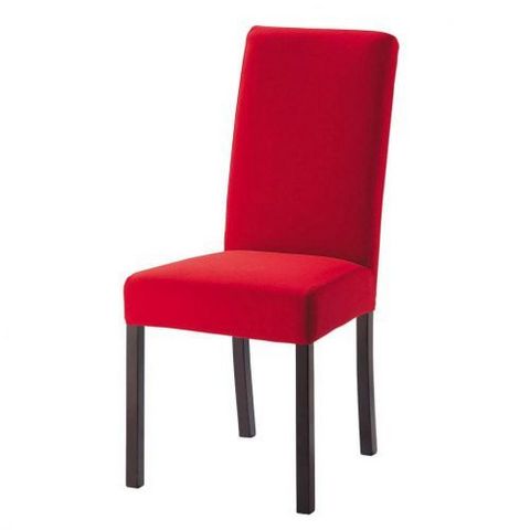 MAISONS DU MONDE - Loose chair cover-MAISONS DU MONDE-Housse rouge Margaux