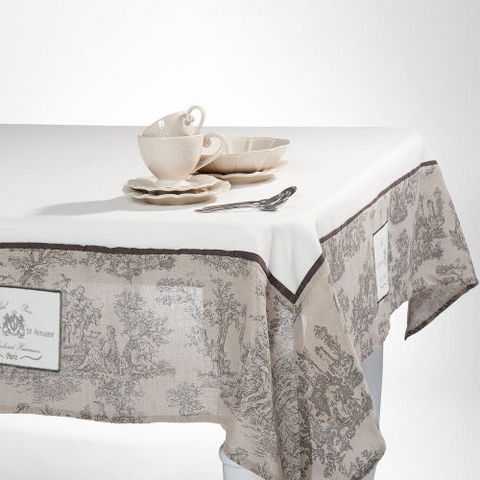 MAISONS DU MONDE - Rectangular tablecloth-MAISONS DU MONDE-Nappe Haussmann