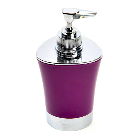 WHITE LABEL - Soap dispenser-WHITE LABEL-Distributeur de savon évasé et chrome