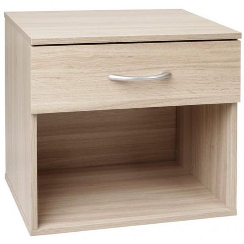 WHITE LABEL - Bedside table-WHITE LABEL-Table de nuit chevet avec tiroir